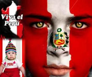 Puzzle Ημέρα της Ανεξαρτησίας του Περού, 28 Ιουλίου. Η ανάμνηση της Διακήρυξης της Ανεξαρτησίας από την Ισπανία το 1821
